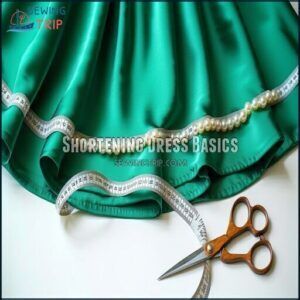 Shortening Dress Basics Shortening Dress Basics