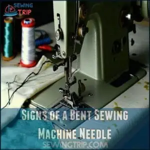 Signs of a Bent Sewing Machine Needle