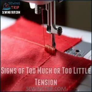 Signs of Too Much or Too Little Tension