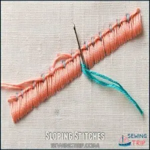 Sloping Stitches