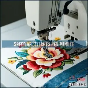 Speed of Stitches Per Minute