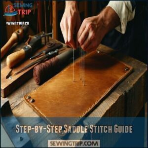 Step-by-Step Saddle Stitch Guide