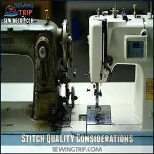 Stitch Quality Considerations Stitch Quality Considerations