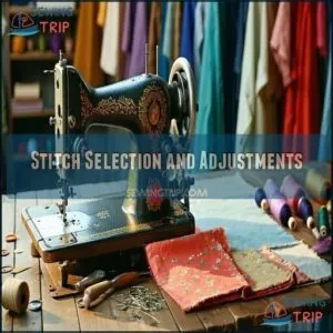 Stitch Selection and Adjustments