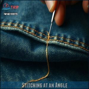 Stitching at an Angle