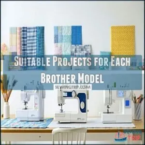 Suitable Projects for Each Brother Model