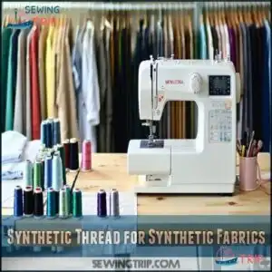 Synthetic Thread for Synthetic Fabrics