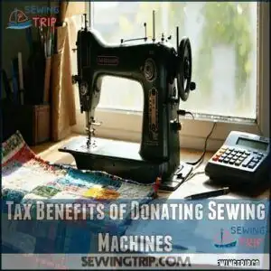Tax Benefits of Donating Sewing Machines Tax Benefits of Donating Sewing Machines