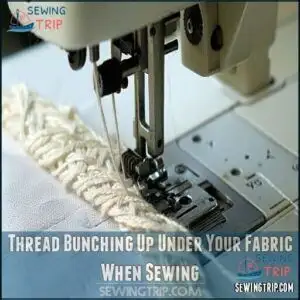 Thread Bunching Up Under Your Fabric When Sewing