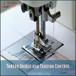 Thread Guides and Tension Control Thread Guides and Tension Control