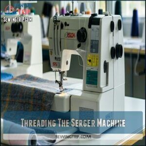 Threading The Serger Machine Threading The Serger Machine
