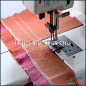 Three-Thread Serger Stitch Three-Thread Serger Stitch