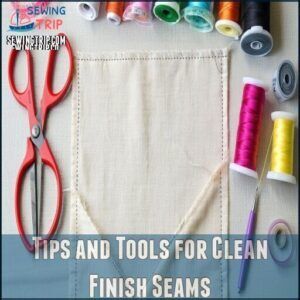 Tips and Tools for Clean Finish Seams Tips and Tools for Clean Finish Seams