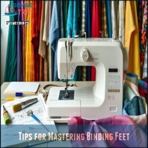 Tips for Mastering Binding Feet