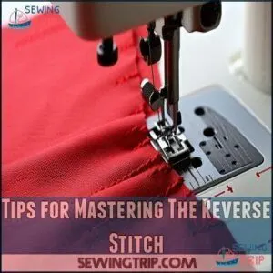 Tips for Mastering The Reverse Stitch