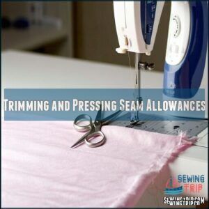 Trimming and Pressing Seam Allowances Trimming and Pressing Seam Allowances