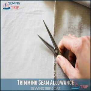 Trimming Seam Allowance Trimming Seam Allowance
