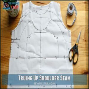 Truing Up Shoulder Seam Truing Up Shoulder Seam