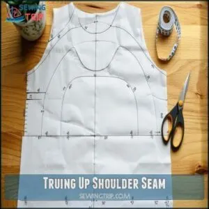 Truing Up Shoulder Seam