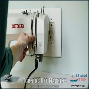 Turning Off Machine Turning Off Machine