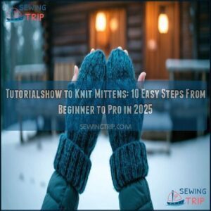 tutorialshow to knit mittens