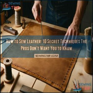 tutorialshow to sew leather