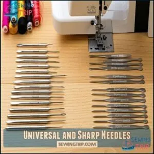 Universal and Sharp Needles