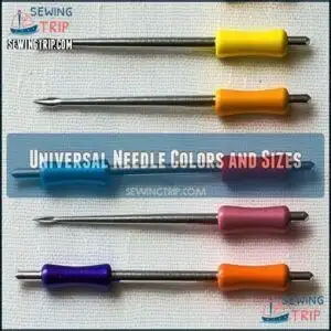 Universal Needle Colors and Sizes
