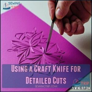 Using a Craft Knife for Detailed Cuts