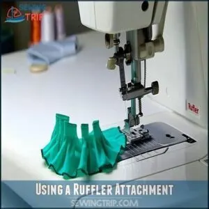 Using a Ruffler Attachment