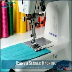 Using a Serger Machine