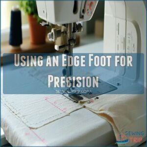 Using an Edge Foot for Precision