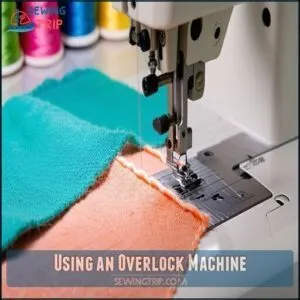 Using an Overlock Machine