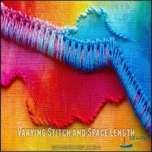 Varying Stitch and Space Length Varying Stitch and Space Length