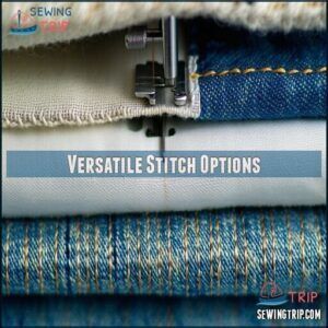 Versatile Stitch Options Versatile Stitch Options
