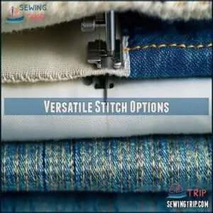 Versatile Stitch Options