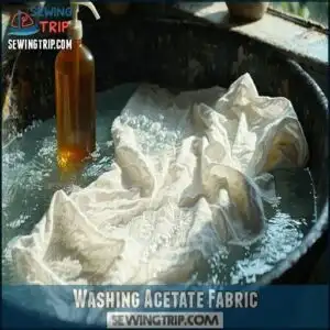 Washing Acetate Fabric