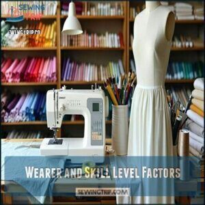 Wearer and Skill Level Factors Wearer and Skill Level Factors