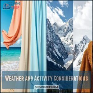 Weather and Activity Considerations Weather and Activity Considerations
