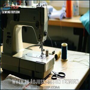 When to Adjust Bobbin Tension When to Adjust Bobbin Tension