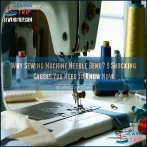 why sewing machine needle bend