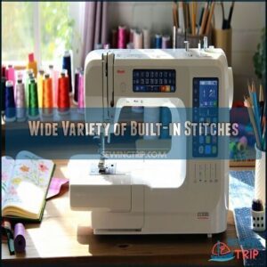 Wide Variety of Built-in Stitches