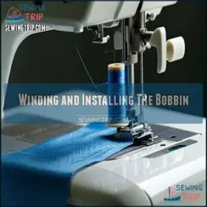 Winding and Installing The Bobbin