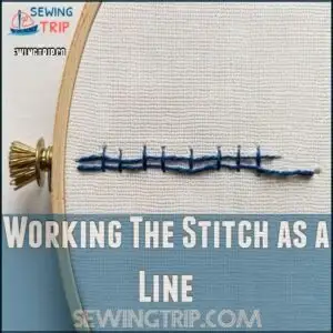Working The Stitch as a Line