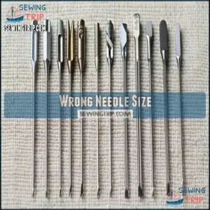 Wrong Needle Size