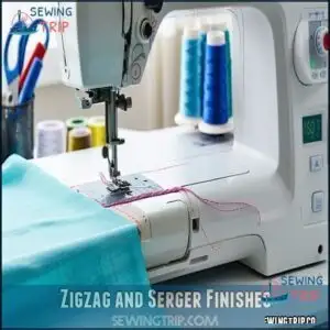 Zigzag and Serger Finishes