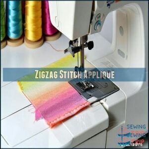 Zigzag Stitch Applique Zigzag Stitch Applique