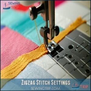 Zigzag Stitch Settings Zigzag Stitch Settings
