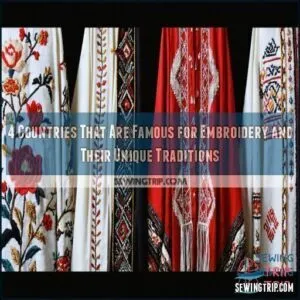 4 countries that are famous for embroidery