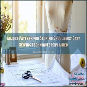 adjust pattern for sloping shoulders adjust pattern for sloping shoulders